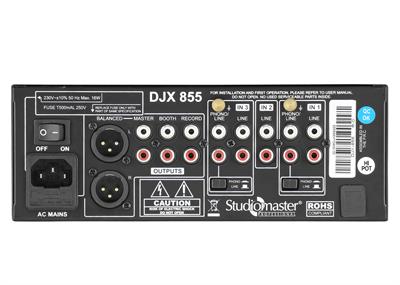 Studiomaster Djx 855 Dj Mixer Devmusical