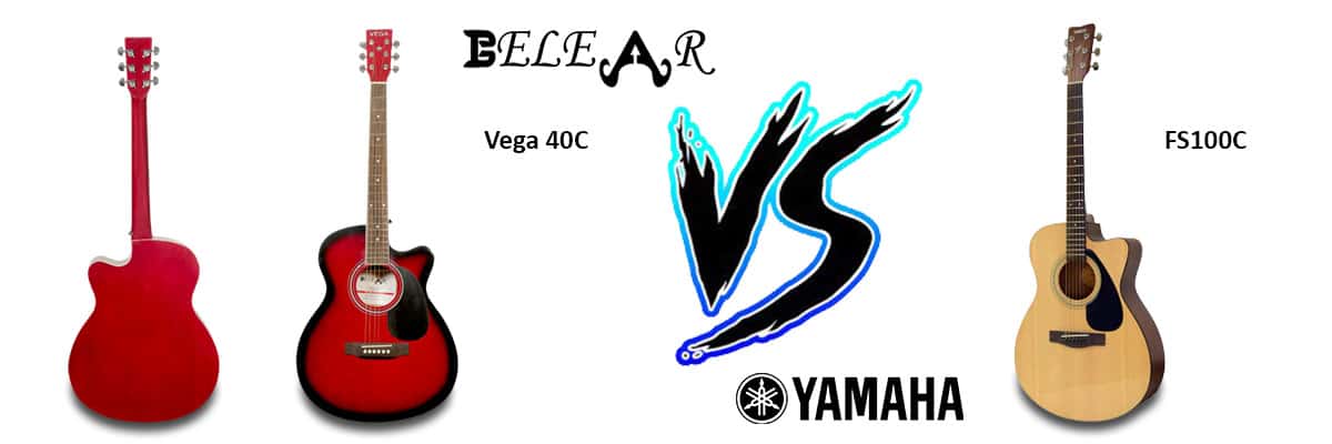 Yamaha FS100 C Acoustic Guitar Vs Belear Vega 40C Acoustic Guitar