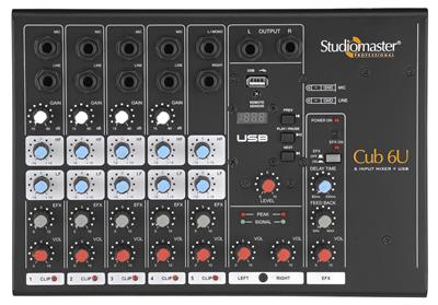 Studiomaster  Min Mixer Cub  6 U