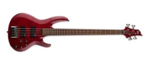 ESP LTD LB204 FMSTR See Thru Red Electric Bass Guitar 