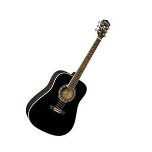 Washburn WD5SCEB Black Knight Series Acoustic Electric Guitar