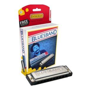 Hohner Enthusiast Series 559 C Key Blues Band Harmonica