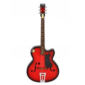 Givson Crown Special Red F Hole Cutaway Acoustic Guitar