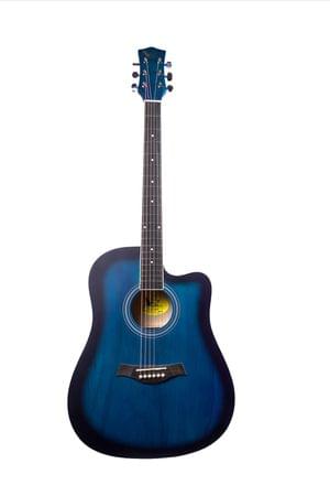 Swan7 41C Maven Series Spruce Wood Blue Matt Acoustic Guitar