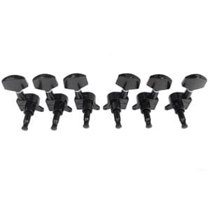 Belear 6Pcs Guitar Tuning Peg Tuner Black Machine Head  