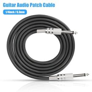 Belear 6.35mm Male to 6.35mm Male Mono Plug 3 Meters Electric Bass Guitar Cable
