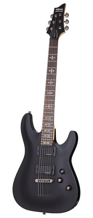 Schecter Demon-6 ABSN Aged Black Satin 6 String Electric Guitar ...